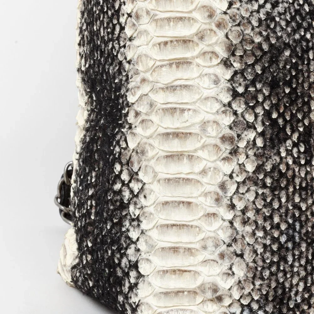 Chanel Wooled Python Large Zip Tote - Picture 5 of 14